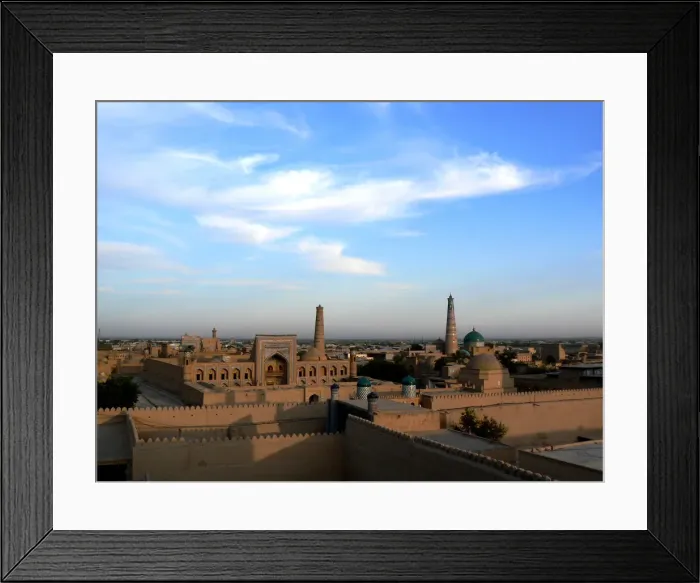 Framed Print : The city of Khiva in Uzbekistan Framed Print : The city of Khiva in Uzbekistan
