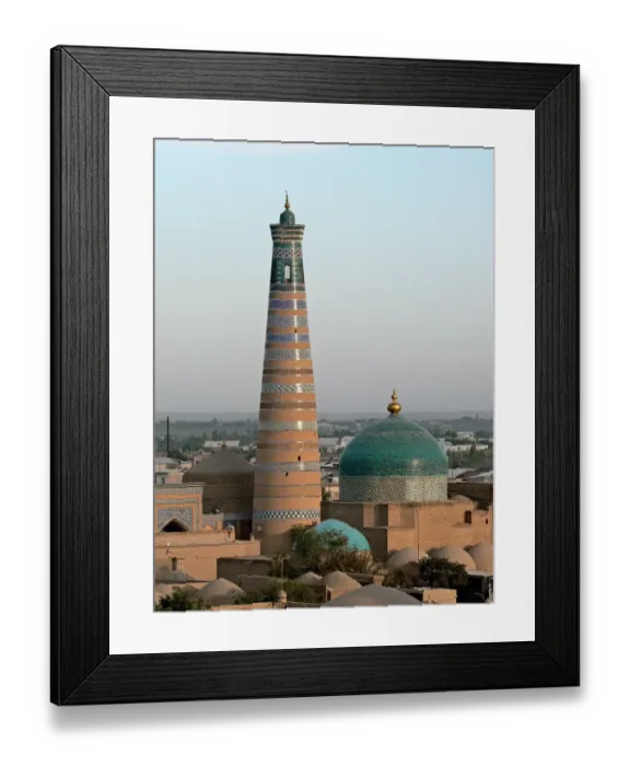 Framed Print : The city of Khiva in Uzbekistan Framed Print : The city of Khiva in Uzbekistan