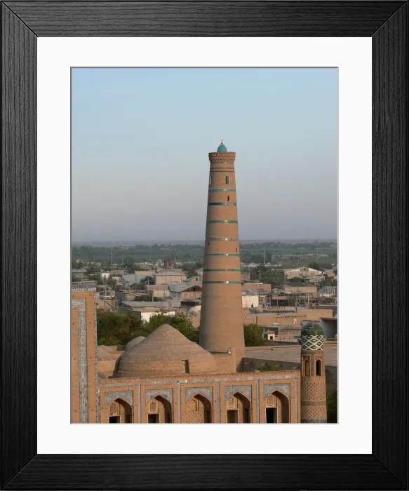 Framed Print : The city of Khiva in Uzbekistan Framed Print : The city of Khiva in Uzbekistan