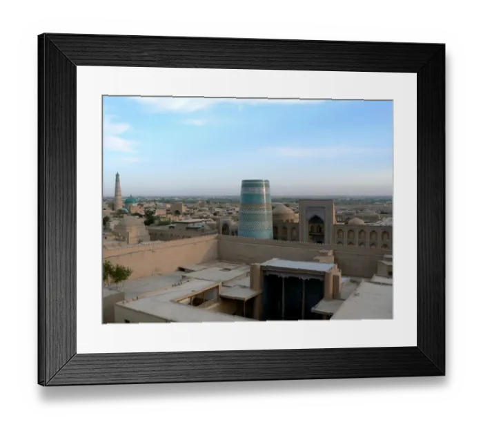 Framed Print : The city of Khiva in Uzbekistan Framed Print : The city of Khiva in Uzbekistan