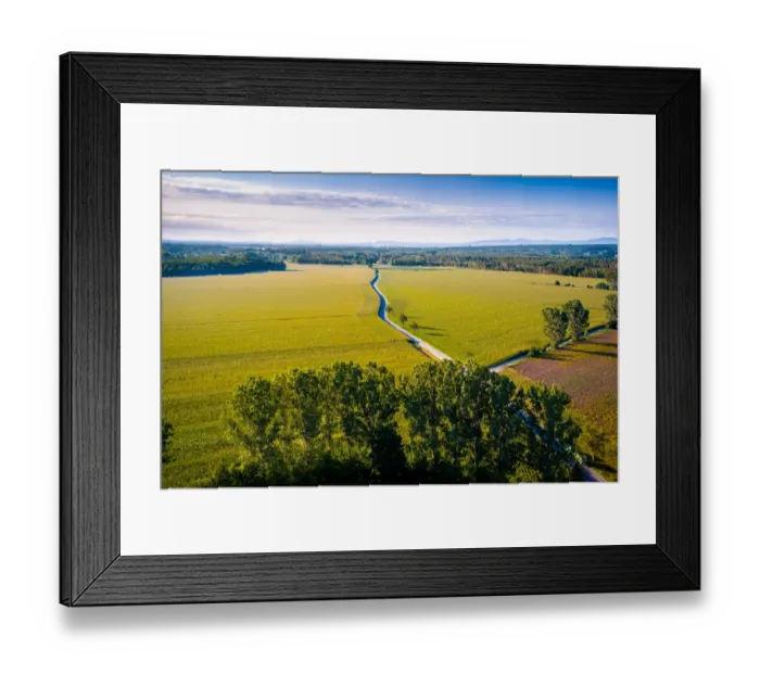 Framed Print : Luftaufnahmen der Lausitzer Heide- und Teichlandschaft Framed Print : Luftaufnahmen der Lausitzer Heide- und Teichlandschaft