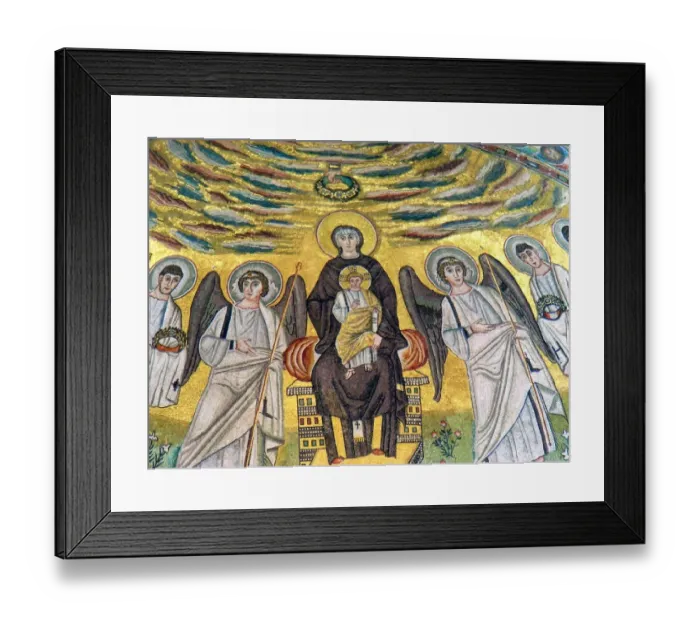 Framed Print : Byzantine mosaic, Basilica of Euphrasius, Porec Framed Print : Byzantine mosaic, Basilica of Euphrasius, Porec