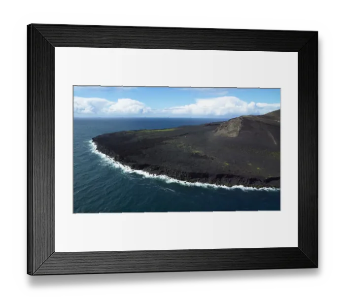 Framed Print : Coastline of Surtsey