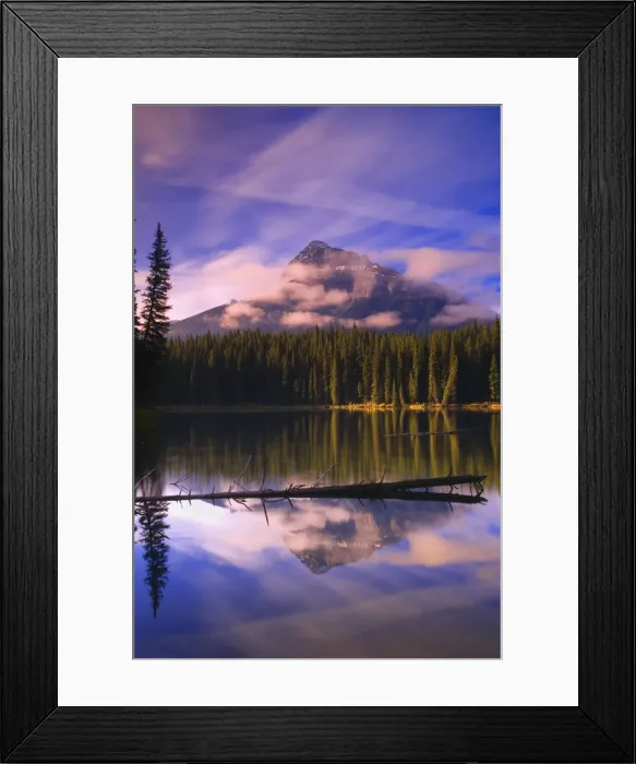 Framed Print : Pilot Pond in Banff Framed Print : Pilot Pond in Banff