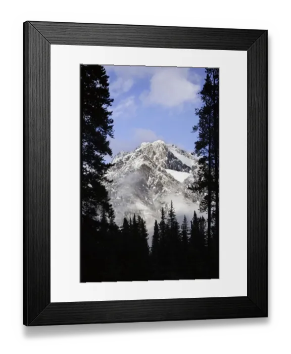 Framed Print : Cascade Mountains in Banff Framed Print : Cascade Mountains in Banff