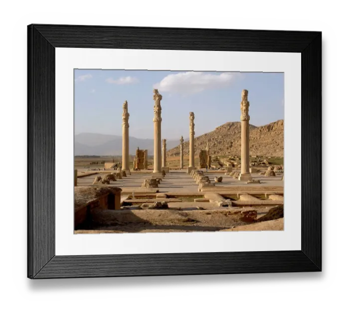 Framed Print : 2, 500 years old ruins of Persepolis in Iran Framed Print : 2, 500 years old ruins of Persepolis in Iran