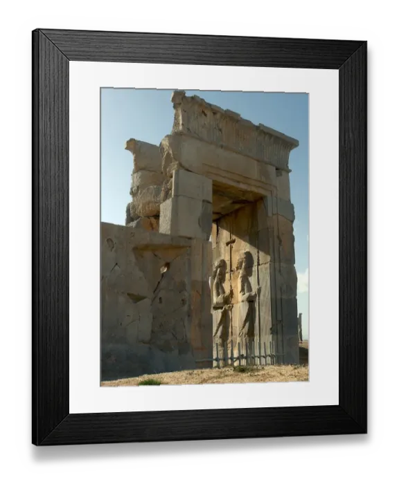 Framed Print : Ancient entrance gate into old Iranian capital of Persepolis Framed Print : Ancient entrance gate into old Iranian capital of Persepolis