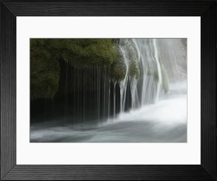 Framed Print : Green waterfall in Gyuzaighou, China Framed Print : Green waterfall in Gyuzaighou, China