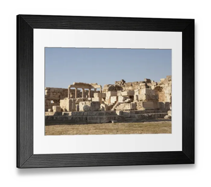 Framed Print : Baalbek temple lebanon Framed Print : Baalbek temple lebanon