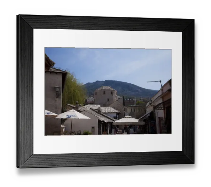 Framed Print : Mostar Old City Framed Print : Mostar Old City