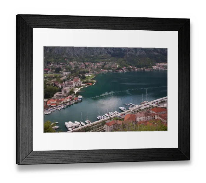 Framed Print : Bay of Kotor Framed Print : Bay of Kotor