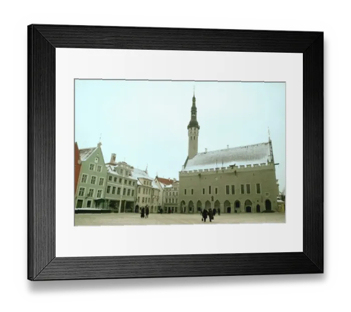 Framed Print : Estonia, Tallinn, Raekoja Plats, town hall Framed Print : Estonia, Tallinn, Raekoja Plats, town hall
