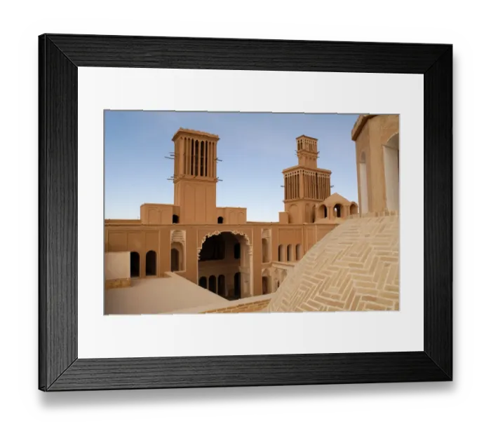 Framed Print : Aghazadehs House in Abarkuh, Iran