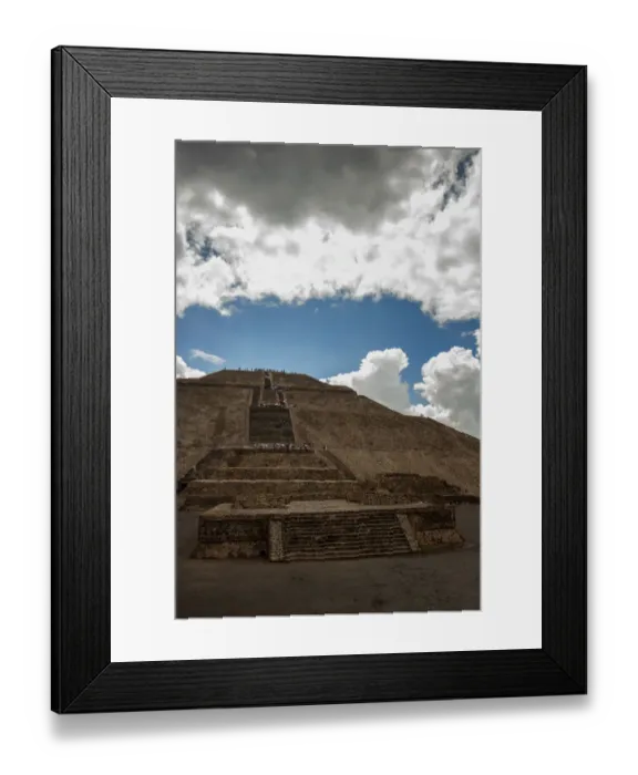Framed Print : Teotihuacan Mexico Pyramids