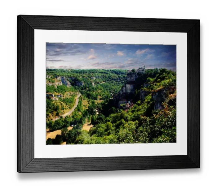 Framed Print : Rocamadour, France Framed Print : Rocamadour, France