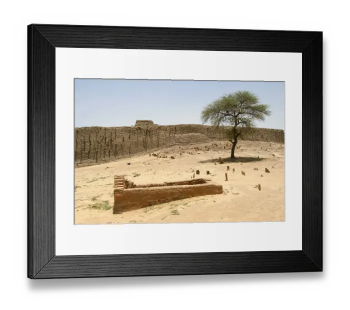 Framed Print : Muslim graveyard Framed Print : Muslim graveyard