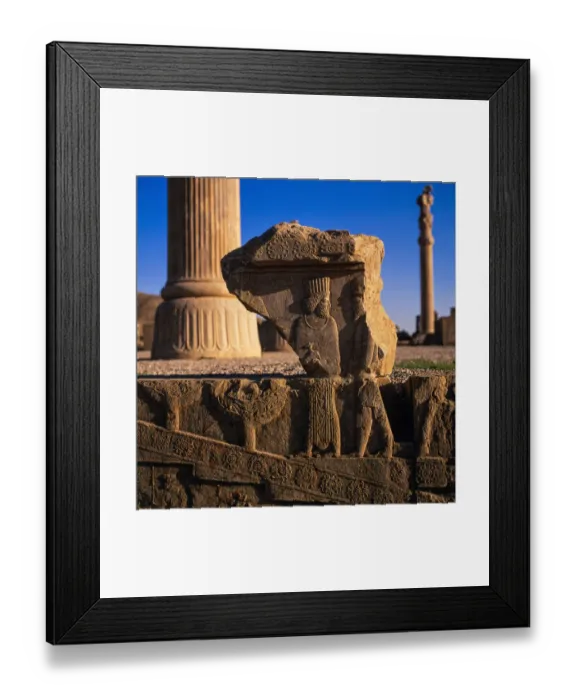 Framed Print : Bas-relief with Persian guard Framed Print : Bas-relief with Persian guard