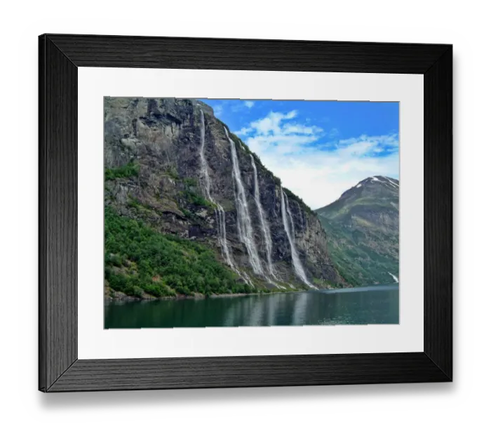 Framed Print : Seven Sisters waterfall Framed Print : Seven Sisters waterfall