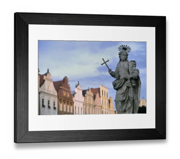 Framed Print : Central Square, Telc Framed Print : Central Square, Telc