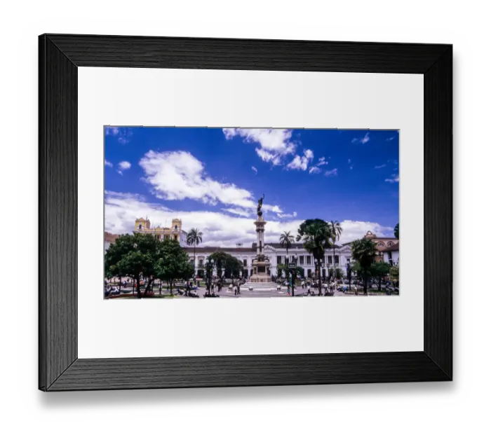Framed Print : Monument to the Heroes of Independence on Plaza Grande Framed Print : Monument to the Heroes of Independence on Plaza Grande