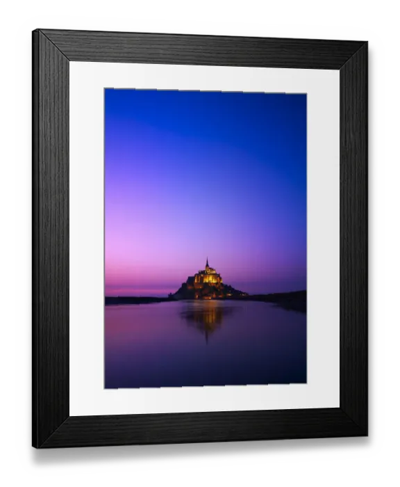 Framed Print : Mont-Saint-Michel at Dawn Framed Print : Mont-Saint-Michel at Dawn