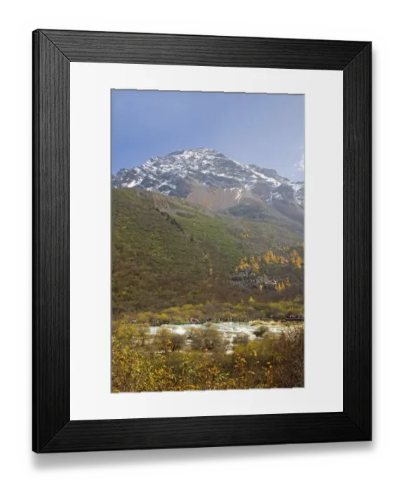 Framed Print : The Pools of Immortals, Huanglong, Sichuan, China Framed Print : The Pools of Immortals, Huanglong, Sichuan, China