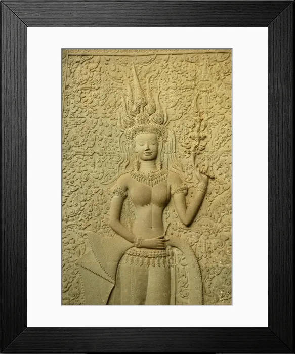 Framed Print : Relief of Angkor Wat Framed Print : Relief of Angkor Wat