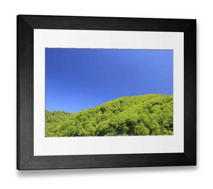 Framed Print : Clear sky over mountain range Framed Print : Clear sky over mountain range