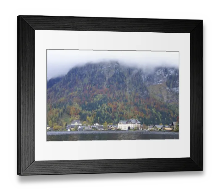 Framed Print : Hallstatter See in Autumn Framed Print : Hallstatter See in Autumn