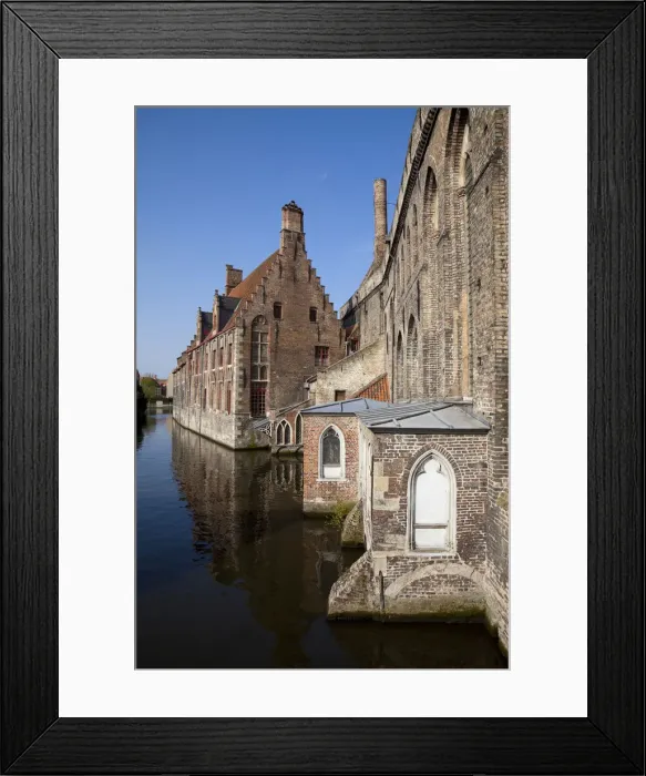 Framed Print : Old Buildings in Canal Framed Print : Old Buildings in Canal