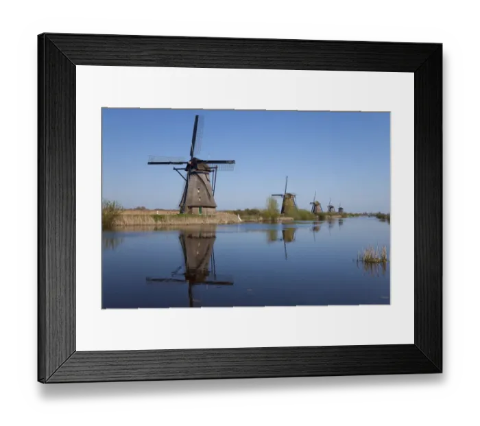 Framed Print : Windmills of Kinderdijk Framed Print : Windmills of Kinderdijk