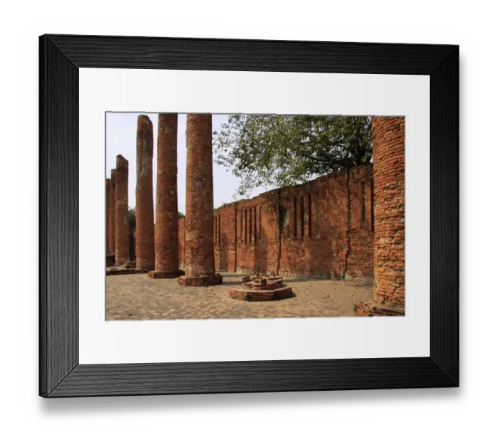 Framed Print : Ruins of Wat Thammikarat Framed Print : Ruins of Wat Thammikarat