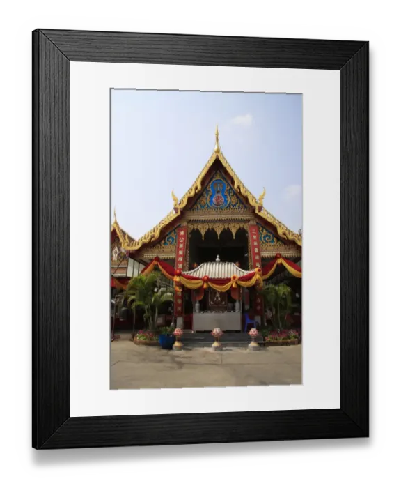 Framed Print : Ayutthaya Wat Panan Choeng Framed Print : Ayutthaya Wat Panan Choeng