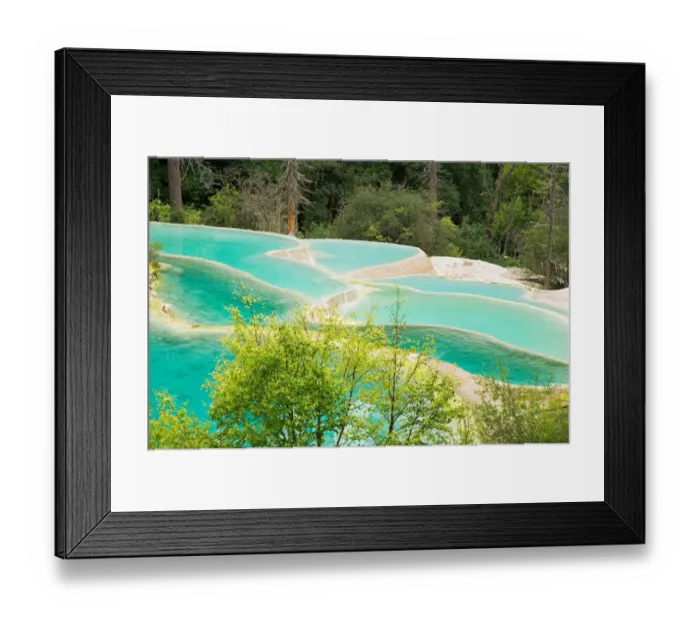 Framed Print : The Pools of Immortals, Jiuzhaigou Valley, Sichuan, China Framed Print : The Pools of Immortals, Jiuzhaigou Valley, Sichuan, China