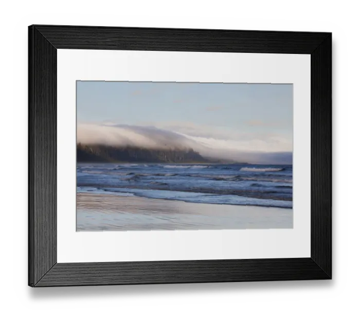 Framed Print : Fog Forms Over The Temperate Rainforest Along Long Beach In Pacific Rim National Park Near Tofino; British Columbia Canada Framed Print : Fog Forms Over The Temperate Rainforest Along Long Beach In Pacific Rim National Park Near Tofino; British Columbia Canada
