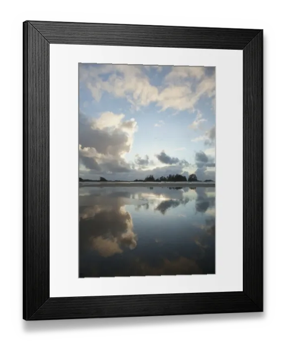 Framed Print : Clouds At Sunset Over Chestermans Beach And Franks Island Near Tofino; British Columbia Canada Framed Print : Clouds At Sunset Over Chestermans Beach And Franks Island Near Tofino; British Columbia Canada