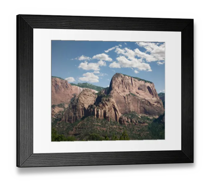 Framed Print : Kolob Canyon Rock Formations Framed Print : Kolob Canyon Rock Formations
