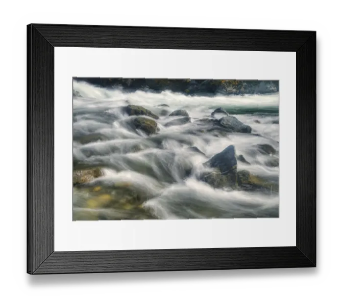 Framed Print : Surging Water in Rocky River Framed Print : Surging Water in Rocky River