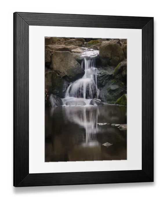 Framed Print : Japan, Nara, waterfall in Nara Park Framed Print : Japan, Nara, waterfall in Nara Park
