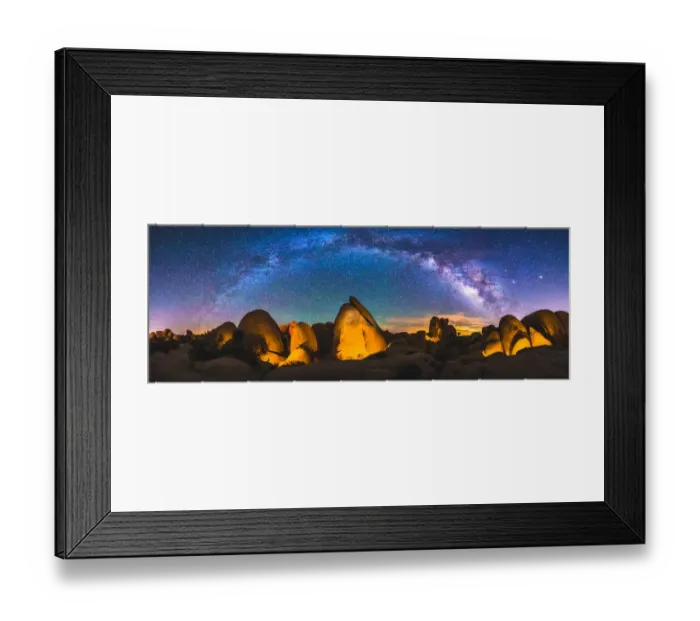 Framed Print : Hidden Valley Milky Way Framed Print : Hidden Valley Milky Way