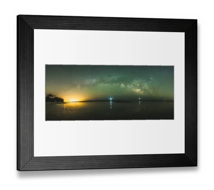 Framed Print : Saint Helena Island Milky Way Panorama Framed Print : Saint Helena Island Milky Way Panorama