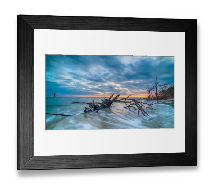 Framed Print : Morris Island Sea