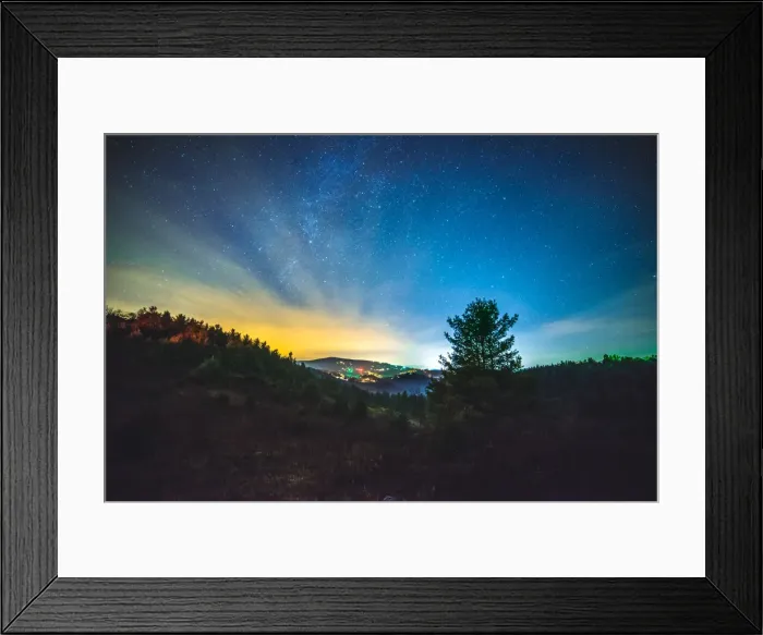 Framed Print : Orion. Stars above the Blue Ridge Mountains Framed Print : Orion. Stars above the Blue Ridge Mountains