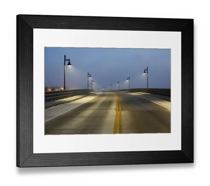 Framed Print : On Folly Beach Bridge Framed Print : On Folly Beach Bridge