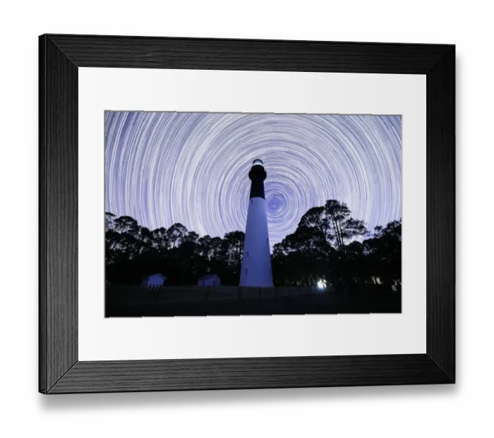 Framed Print : A Portal To Saint Helena Light Framed Print : A Portal To Saint Helena Light