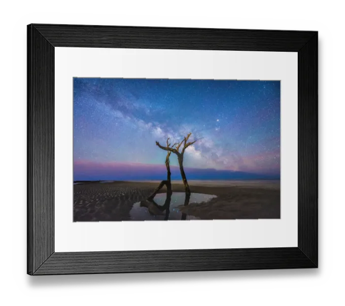 Framed Print : charleston milky way Framed Print : charleston milky way