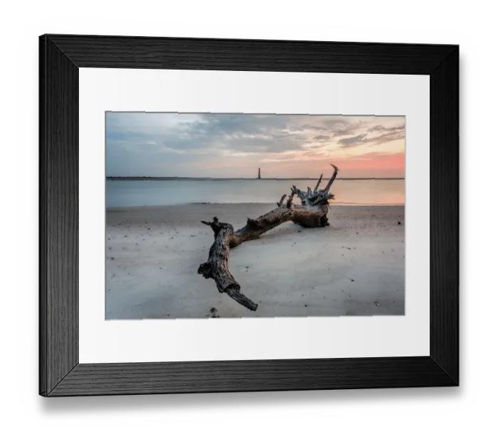 Framed Print : Morris Island sunrise Framed Print : Morris Island sunrise