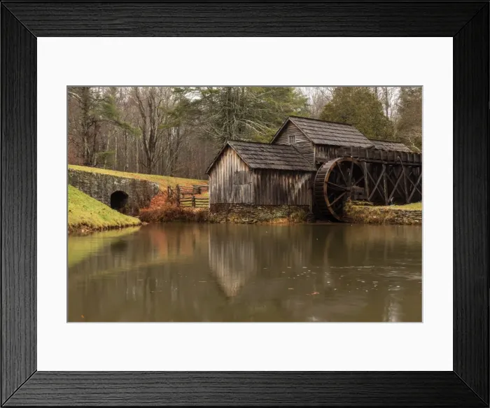 Framed Print : Mabry Mill