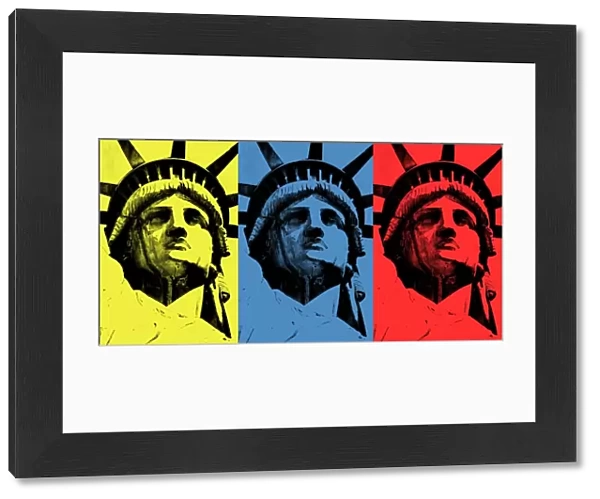 Lady Liberty (triad of primary colors)