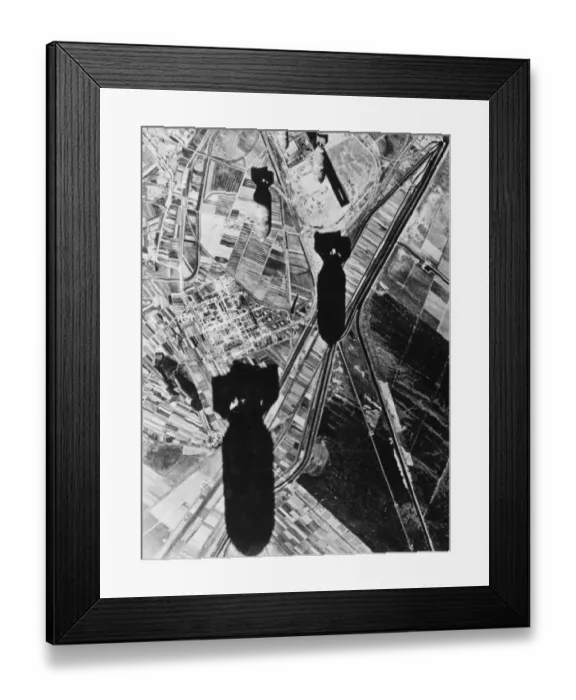 Framed Print : Bombs Dropping Framed Print : Bombs Dropping